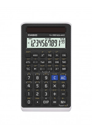 Casio Scientific Calculator Black, 3" W x 5" H, 2.25 (FX-260 SOLARII-S-IH)