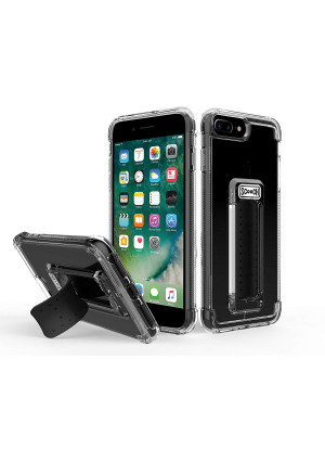 Scooch Wingman 5-in-1 Case for iPhone 8 Plus (Also fits 7 Plus, 6S Plus, 6 Plus) (Clear)