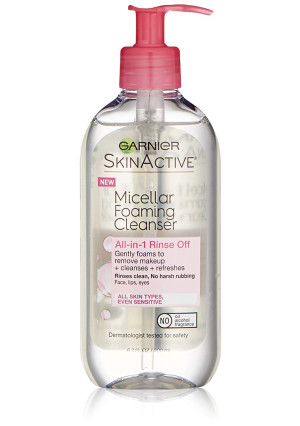 Garnier SkinActive Micellar Foaming Face Wash, 6.7 fl. oz.