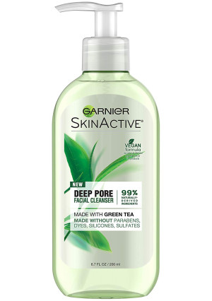 Garnier SkinActive Face Wash with Green Tea, Oily Skin, 6.7 fl. oz.