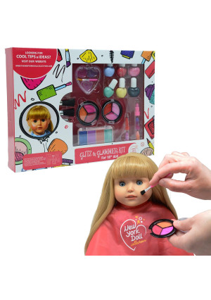 Washable Makeup set for Dolls and Kids - pretend play Cosmetic Set