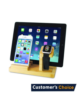 Charging Station, Charging Station Multiple Devices, Docking Station, iPhone Charging Station (iPhone/iWatch Stand)