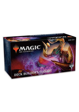 Magic: The Gathering Core Set 2019 (M19) Deck Builder'S Toolkit (4 Booster Pack + 125 Cards + Accessories)