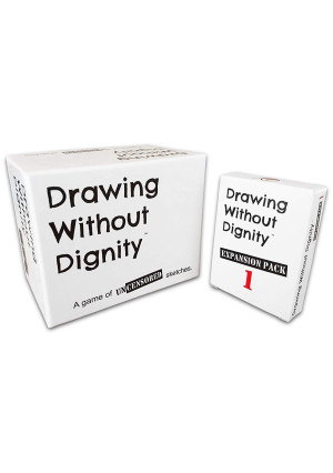 Drawing Without Dignity Combo Pack: Adult Party Game + Expansion Pack 1