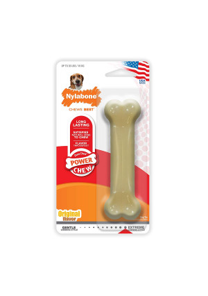 Nylabone Dura Chew Petit Bacon Flavored Bone Dog Chew Toy