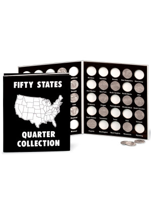 Fox Valley Traders Commemorative State Quarters Black White Album