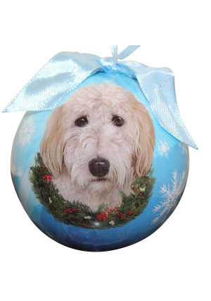 Goldendoodle Christmas Ornament Shatter Proof Ball Easy To Personalize A Perfect Gift For Goldendoodle Lovers