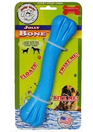 Jolly Pets Bone Tpe Dog Toy, 19 Cm, Blue