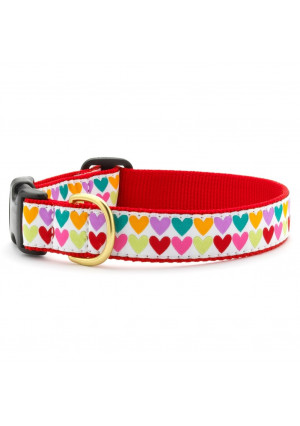 Up Country Pop Hearts Dog Collar