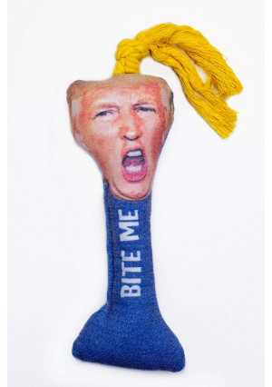 Donald Trump " Bite Me " Pet Chew Toy