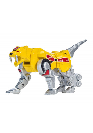 Power Rangers Mighty Morphin Sabertooth Tiger Zord Action Figure, Sabretooth Tiger Zord