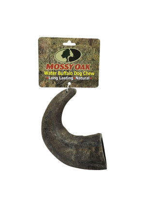 QT Dog QT3656 Mossy Oak Buffalo Horn Chew