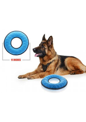 Tuff Pupper Multi-Use Floating Dog Ring Toy and Dog Water Toy | Great Dog Fetch Toy for Exercise - Bounces On Surfaces | NOT for Destructive Chewers