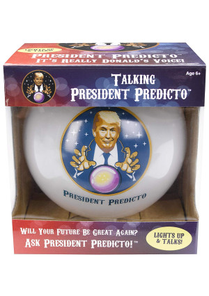 President Predicto - Donald Trump Fortune Teller Ball - The Greatest Way to Discover Your Future - Ask a YES or NO Question and Trump Speaks the Answer - Like a Next Generation Magic 8 Ball  Funny Gift