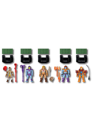 Mega Construx GDV86 Heroes Masters of The Universe Figure Pack, Multicolor