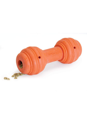 PetSafe Sportsmen Chuckle Interactive Dog Toy with Noise Maker, Use with Food or Treats