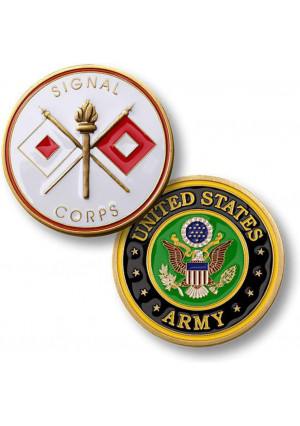 U.S. Army Signal Corps Challenge Coin