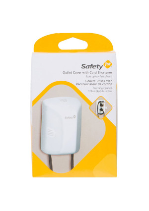 Safety 1st Outlet Cover with Cord Shortener for Baby Proofing