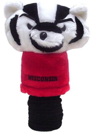 Team Golf NCAA Wisconsin Badgers Mascot Golf Club Headcover, Fits most Oversized Drivers, Extra Long Sock for Shaft Protection, Officially Licensed Product