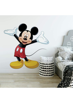 RoomMates Mickey Mouse Peel and Stick Giant Wall Decal - RMK1508GM