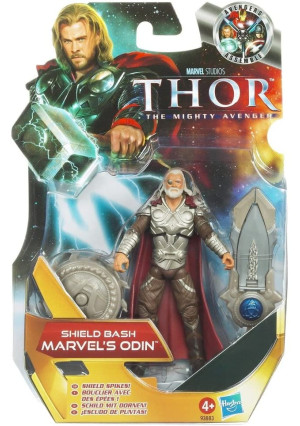 Thor: The Mighty Avenger Action Figure #05 Shield Bash Marvel's Odin 3.75 Inch