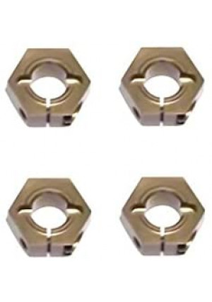 Tekno RC 1654x 12mm Aluminum Hex Adapters for M6 Drive Shafts 4