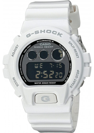 Casio Japanese Quartz Watch with Resin Strap, White, 16 (Model: DW6900NB-7)