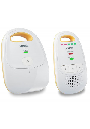 VTech DM111 Audio Baby Monitor with up to 1,000 ft of Range, 5-Level Sound Indicator, Digitized Transmission and Belt Clip