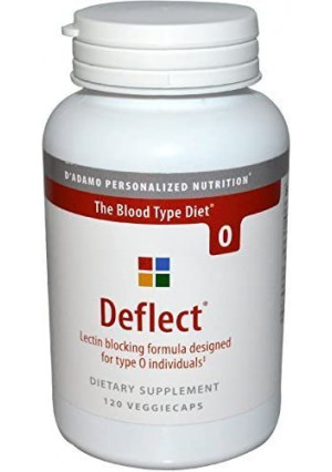 D'Adamo Personalized Nutrition - Deflect Lectin Blocker (Type O) 120Vc by D'Adamo Personalized Nutrition