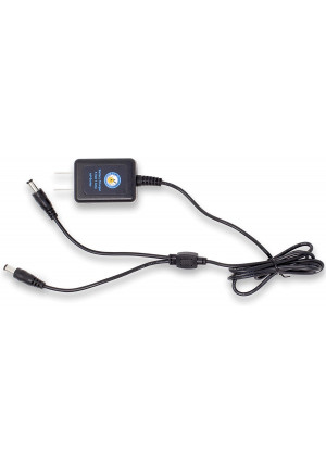 Educator CHARGER-300/400 Dual Lead Charger for Series 300 and 400 Training Collars with Round Charging Ports, Black