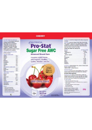 Pro-Stat Sugar Free AWC, Wild Cherry Punch, 30 fl oz by Pro-Stat