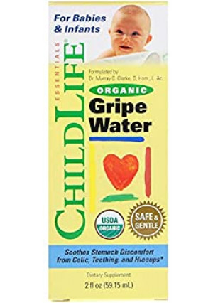 Organic Gripe Water for Babies and Infants Child Life 2 fl oz Liquid