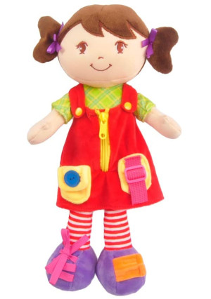 Linzy Plush 16" Educational Plush Doll
