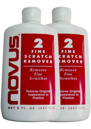 NOVUS 2 Plastic Fine Scratch Remover - 8 oz. - 2 Pack