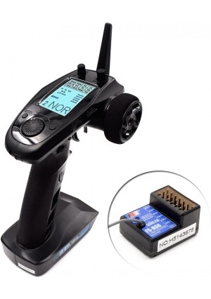 Flysky FS-GT5 6CH AFHDS RC Transmitter w/ FS-BS6 Receiver for RC Car Boat