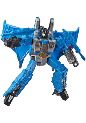 Transformers Toys Generations War for Cybertron Voyager WFC-S39 Thundercracker Action Figure - Siege Chapter - Adults and Kids Ages 8 and Up, 7-inch