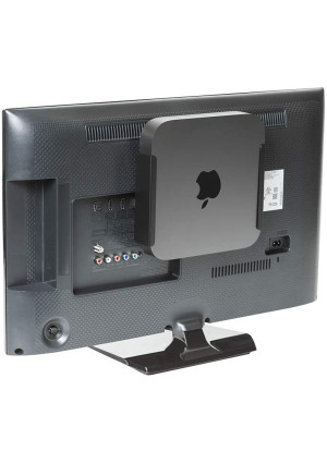 HIDEit MiniU Mac Mini Mount - Mount for Mac Mini (Black) - US Patented Wall Mount, Under Desk Mount and VESA Mount - No Ugly Tabs or Unnecessary Bulk - Designed in The USA