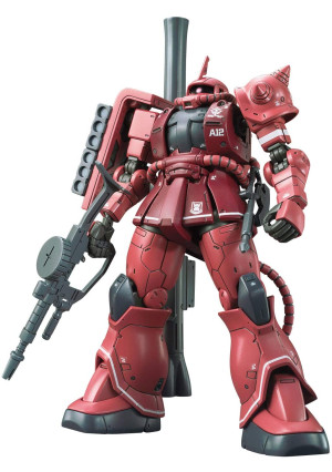 Gundam The Origin MS-06S Zaku II Char Red Comet Ver, Bandai HG TheOrigin 1/144