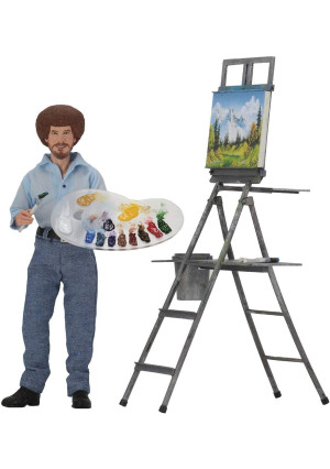 NECA Bob Ross 8 Inch Clothed Action Figure