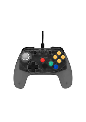 Retro Fighters Brawler64 Next Gen N64 Controller Game Pad - Nintendo 64  Smoke Gray