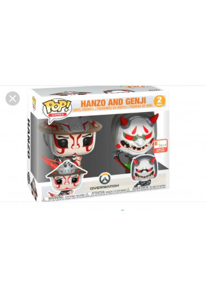 Pop Funko Hanzo and Genji 2-Pack E3 2019 Limited Edition