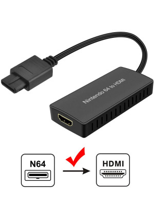Nintendo 64 To HDMI Converter, HD Link Cable for N64, Nintendo 64 To HDMI Compatible Nintendo 64/ Game Cube/ SNES