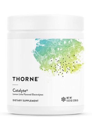 Thorne Research - Catalyte (Lemon LimeFlavored) - Electrolyte Replenishment and Energy Restoration Supplement - No Artificial Sweeteners - NSF Certified for Sport - 9.52 oz