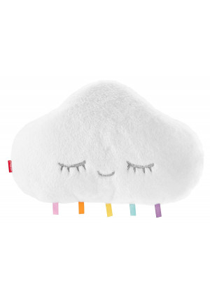 Fisher-Price Twinkle and Cuddle Cloud Soother, Plush Crib-Attach Baby Soother