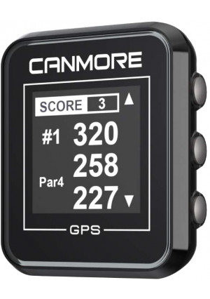 CANMORE H-300 Handheld Golf GPS - Essential Golf Course Data and Score Sheet - Minimalist and User Friendly - 38,000+ Free Courses Worldwide and Growing - 4ATM Waterproof - 1-Year Warranty