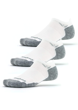 Swiftwick- MAXUS ZERO Tab (3 Pairs) Running and Golf Socks, Maximum Cushion