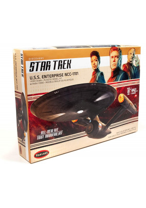 Polar Lights Star Trek Discovery U.S.S. Enterprise 2T 1:1000 Scale Set Prop Replica Model Kit