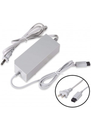 Wii Console Charger, AC Wall Power Adapter Supply Cable Cord for Nintendo Wii (Not Nintendo Wii U)