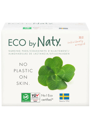 Eco by Naty Absorbent Nursing Pads, Compostable