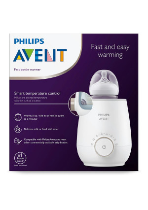 Avent Fast Baby Bottle Warmer (SCF358/00) White